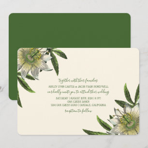 Invitation Mariage de la passion blanche