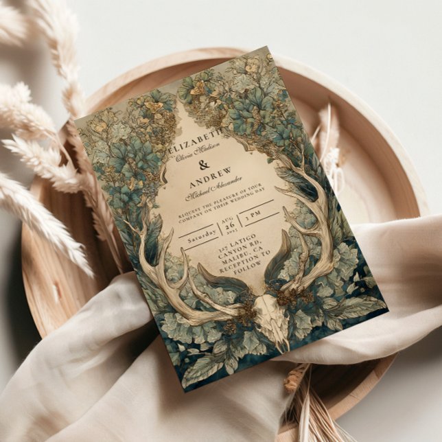 Invitation Mariage de la récolte d'automne en forêt (Créateur téléchargé)