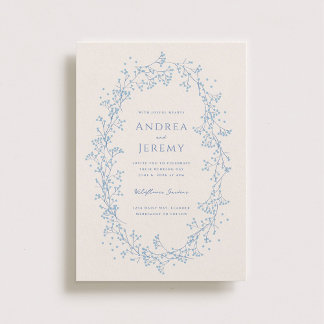 Invitation Mariage de la respiration de bébé doux