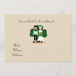Invitation Mariage de la Saint Patrick