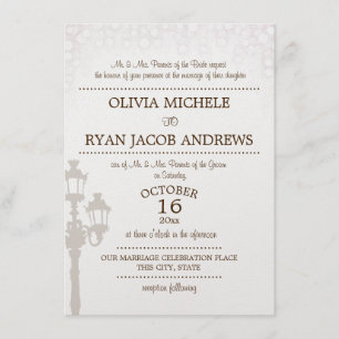 Invitation Mariage de la soirée de gala