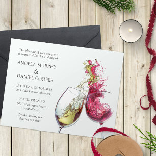 Invitation Mariage de la vigne et danse du vin