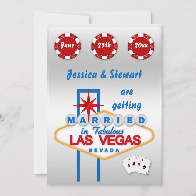 Invitation Mariage de Las Vegas (Devant)