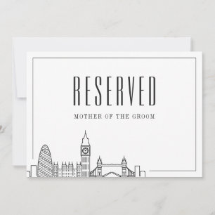 Invitation Mariage de Londres   Signal réservé aux repères