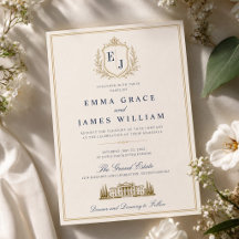 Mariage de Luxe Domaine Monogramme Vieille Fortune