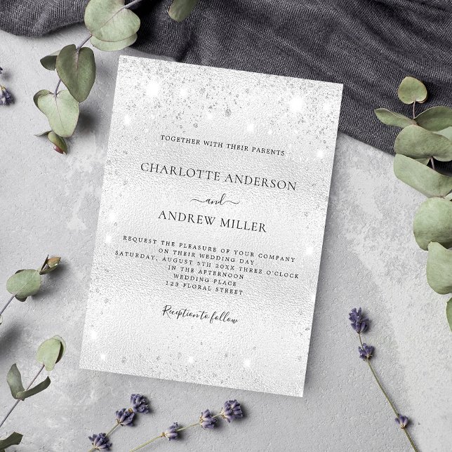 Invitation Mariage de luxe moderne et élégant (Créateur téléchargé)