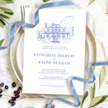 Mariage de Maison/Manor/Colonial Bleu