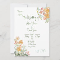 Mariage de marguerites printanières irlandaises