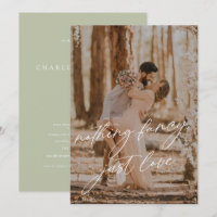 Mariage de Mariage à l'Église avec Calligraphie Mo