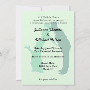 Invitation Mariage de mariée et de chambre de monnaie