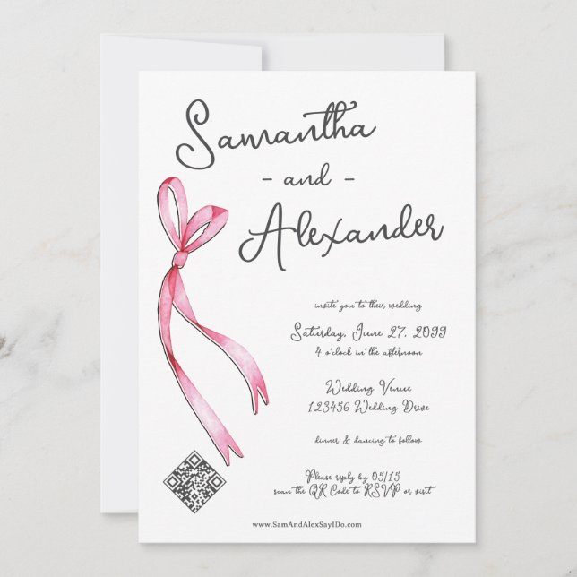 Invitation Mariage de monogramme de lunette de marque de coqu (Devant)