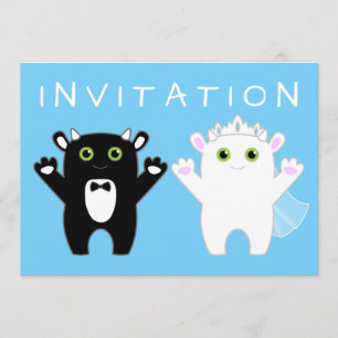 Invitation Mariage de monstre