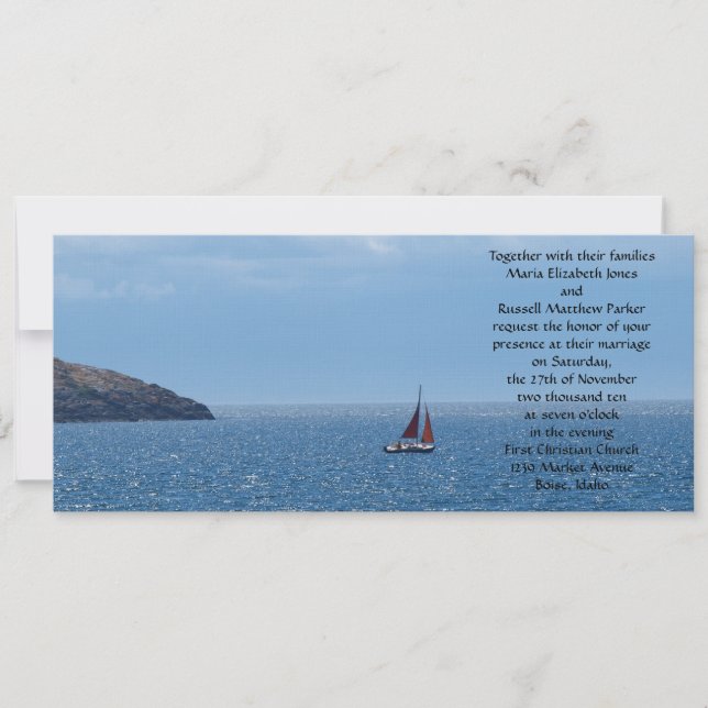 Invitation Mariage de navigation (Devant)