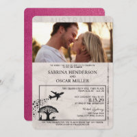 Mariage de passeport Magenta Pink Australie