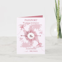 Mariage de passeport Rose Gold Destination