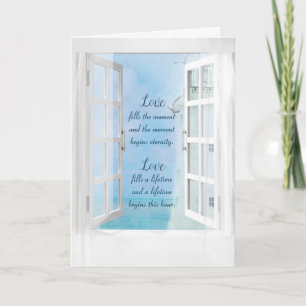 Invitation Mariage de phare blanc