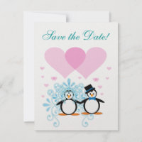 Mariage de pingouin, retenez la date