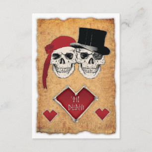 Invitation mariage de pirate