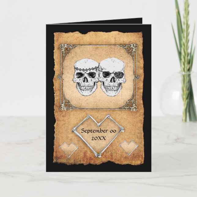Invitation mariage de pirate (Devant)