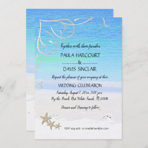 Invitation Mariage de plage