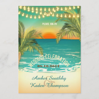Invitation Mariage de plage