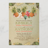 mariage de plage aux ananas tropicaux