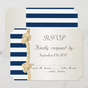 Invitation Mariage de plage, Corde marine, Coquillages de tir