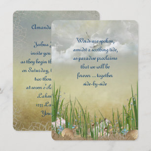 Invitation Mariage de plage d'été