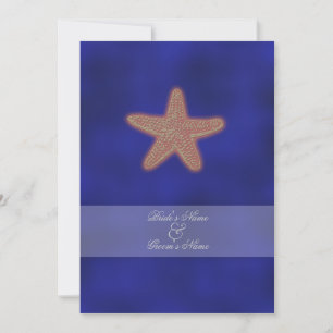 Invitation Mariage de plage élégante thème de fête