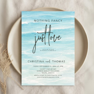 Invitation Mariage de plage en fuite