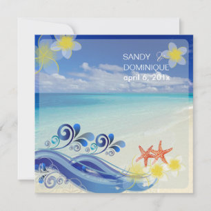 Invitation Mariage de plage PixDezines/design dynamique
