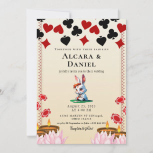 Invitation Mariage de poker au Casino Las Vegas