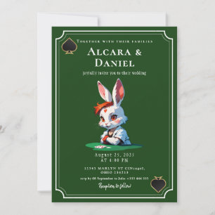 Invitation Mariage de poker au Casino Las Vegas