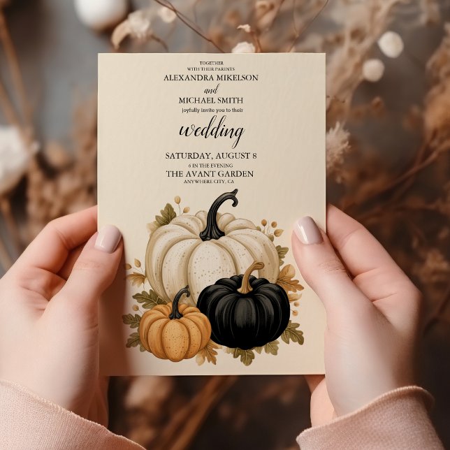 Invitation Mariage de Pompes Noires et Blanches Rustiques (Créateur téléchargé)