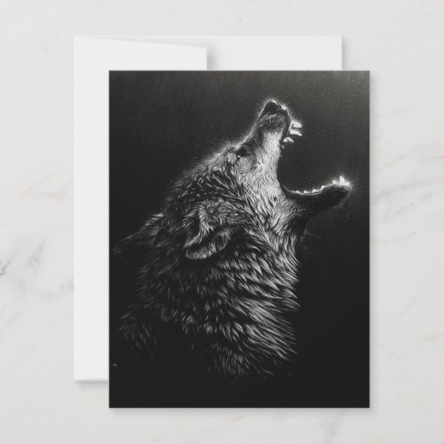 Invitation Mariage de pompiers | Les loups aiment maman (Devant)