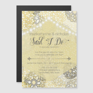 Invitation Mariage de poste magnétique