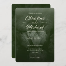 Mariage de printemps à la feuille verte