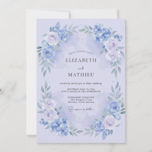 Invitation Mariage de printemps merveilleux lavande