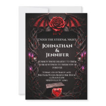 Mariage de romance sombre gothique vampire de nuit