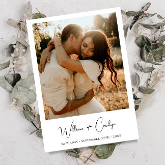 Invitation Mariage de script de calligraphie classique