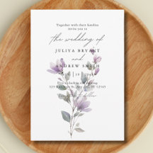 Mariage de script floral minimaliste d'aquarelle