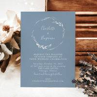 Mariage de serrure de fleurs bleu foncé