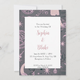 Invitation Mariage de Sorcellerie Céleste