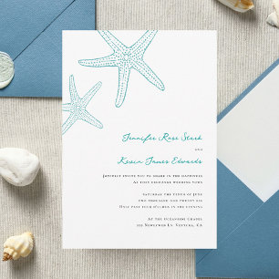 Invitation Mariage de Starfish Beach