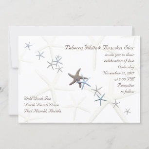 Invitation Mariage de Starfish Celebration of Love Designer