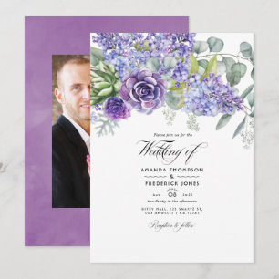 Invitation Mariage de Succulents d'Eucalyptus Tropical Photo