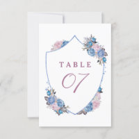 Mariage de table parisien Charm Crest Seating Numé