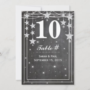 Invitation Mariage de tableau de bord moderne n° de tableau