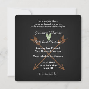 Invitation Mariage de tableau noir