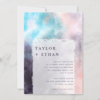 Mariage de toile peint moderne